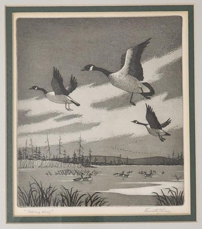 Kenneth Reeve | (2) Kenneth Reeve Aquatint Etchings | MutualArt