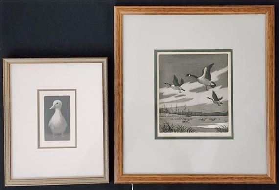 Kenneth Reeve | (2) Kenneth Reeve Aquatint Etchings | MutualArt