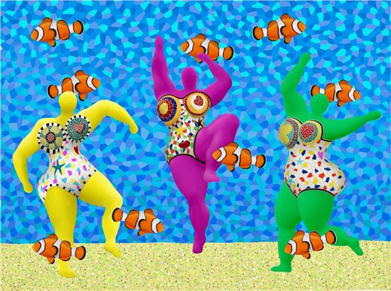Nicolas Stiller: All the jolly Art Space Swimmers - HWL Galerie und Edition