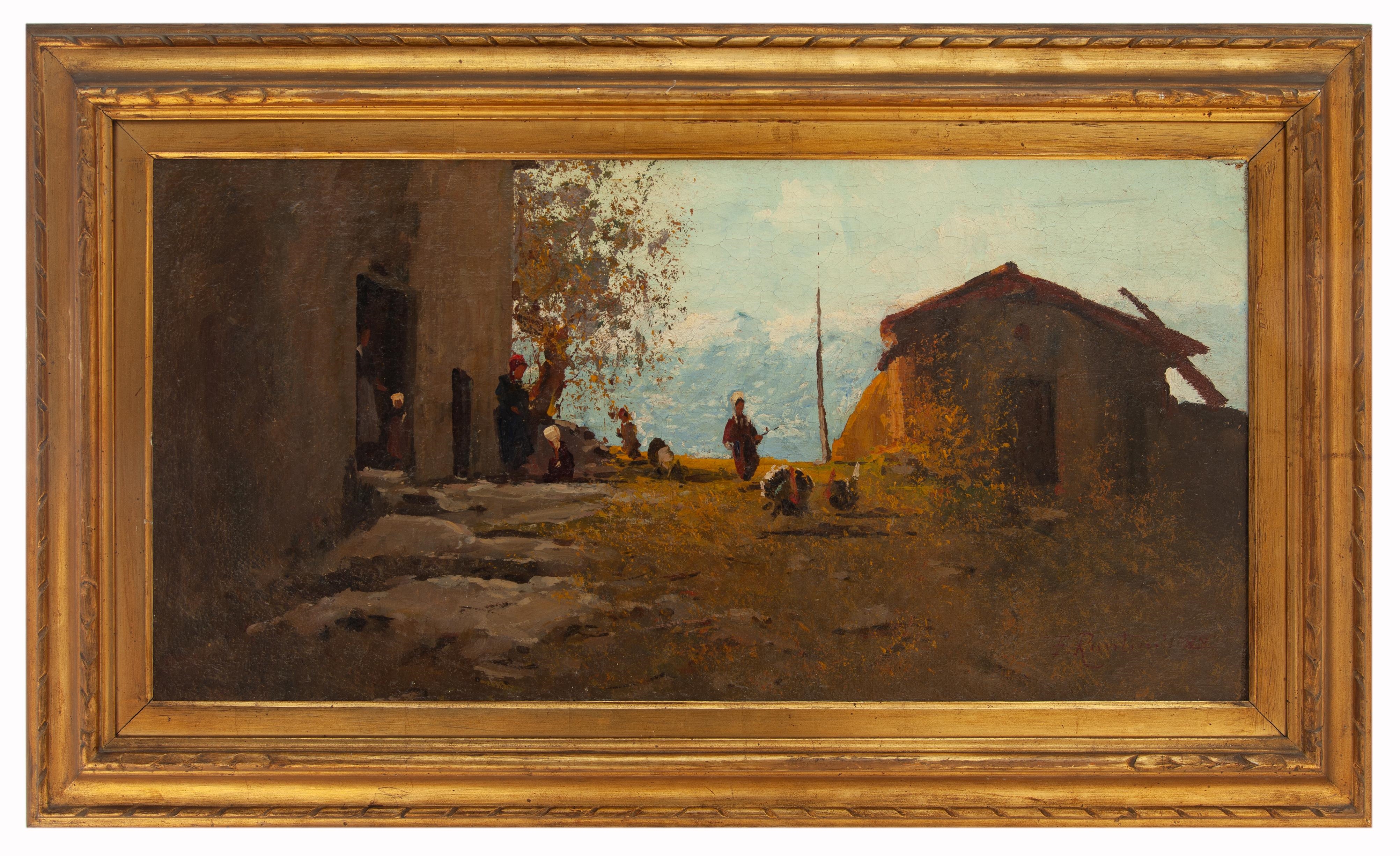 Ferruccio Rontini | Nell'aia | MutualArt