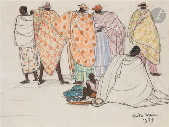 Madagascar, fruit merchants, 1959