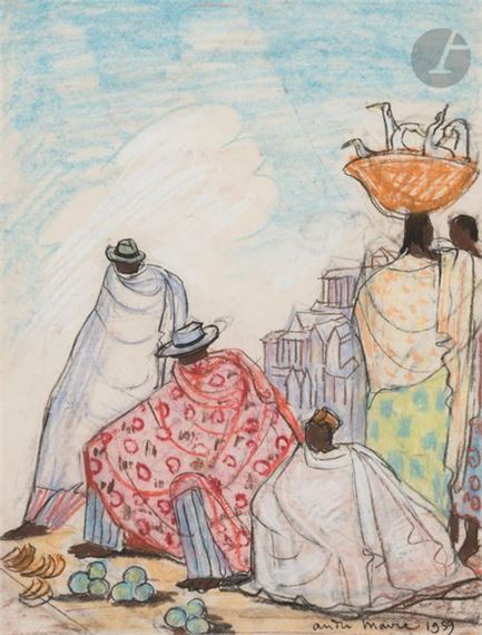 Madagascar, fruit merchants, 1959