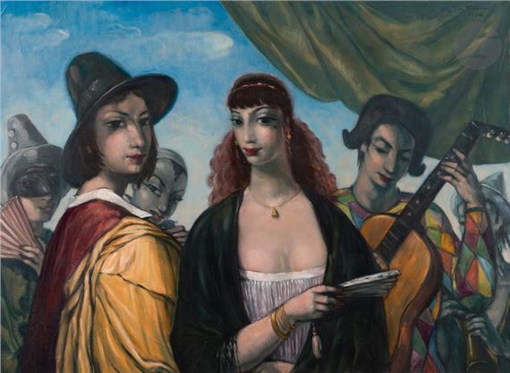 Carnival in Venice, 1972 by André Maire, 1972