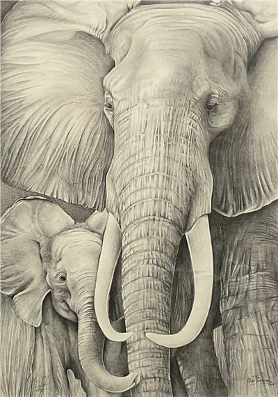 Mother and Calf, by Peter Samson