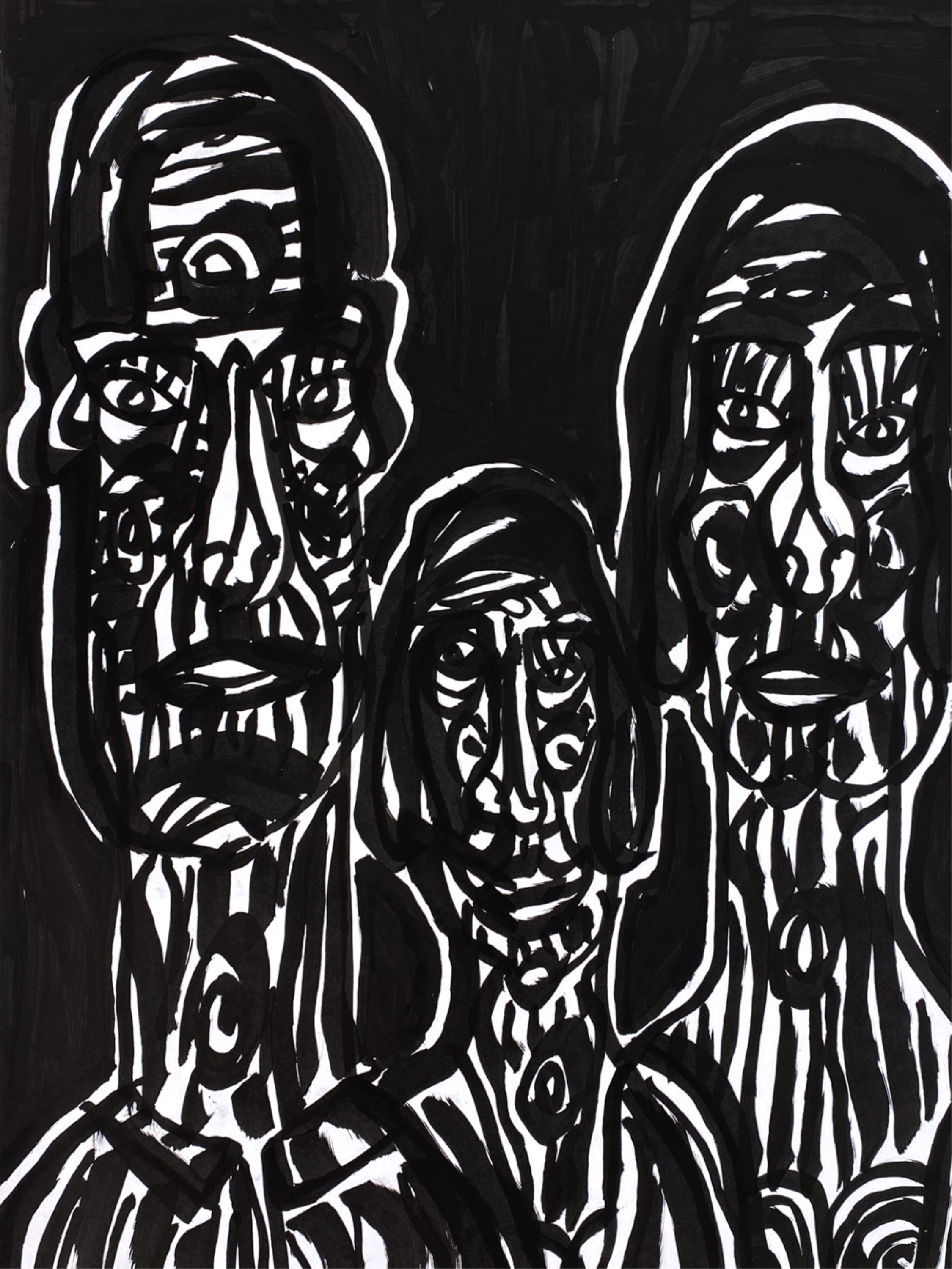 Artwork by Gérard Sendrey, (2) GERARD SENDREY, FRENCH (B. 1928) INK DRAWINGS, Made of ink drawings