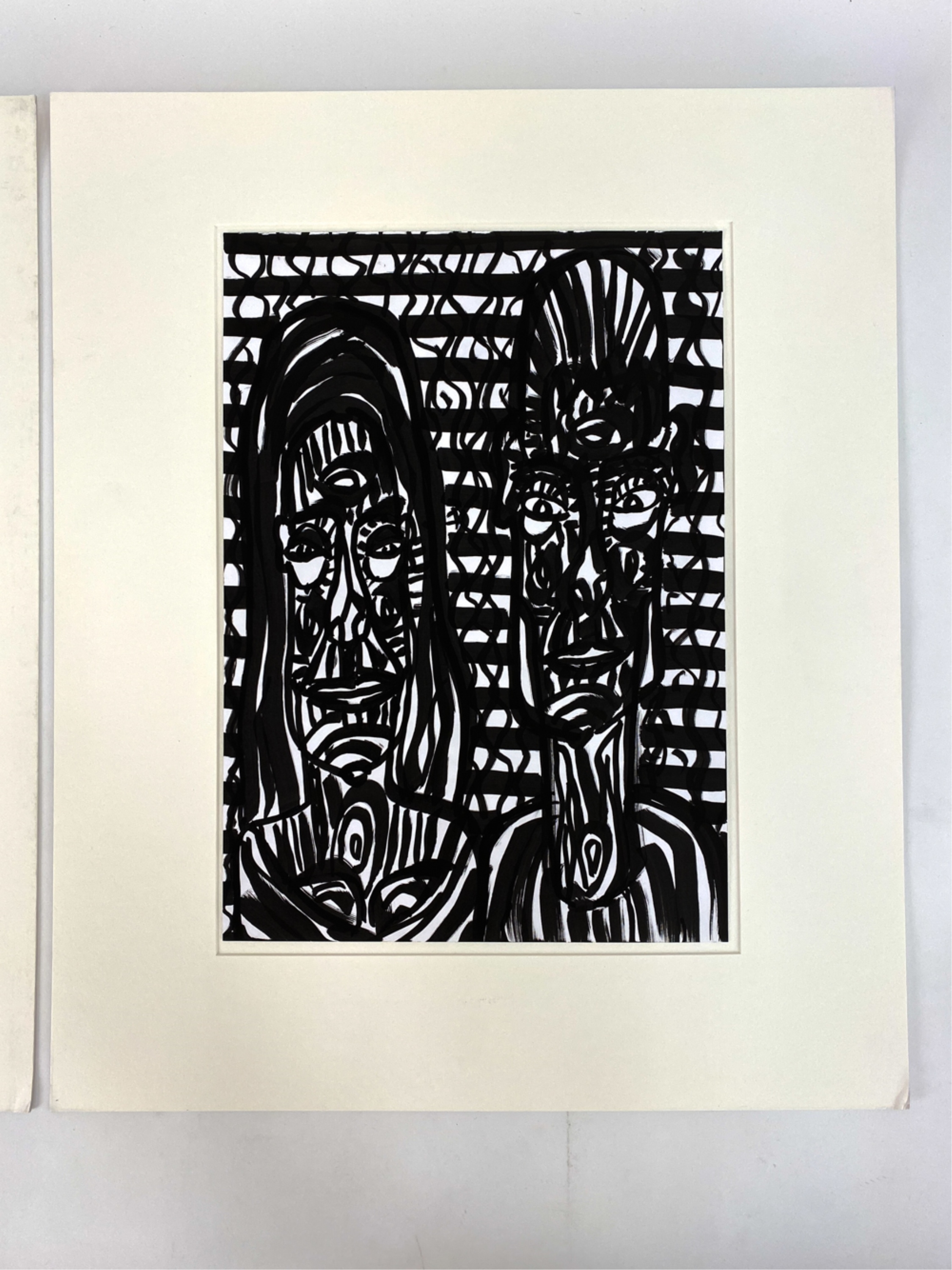 Artwork by Gérard Sendrey, (2) GERARD SENDREY, FRENCH (B. 1928) INK DRAWINGS, Made of ink drawings