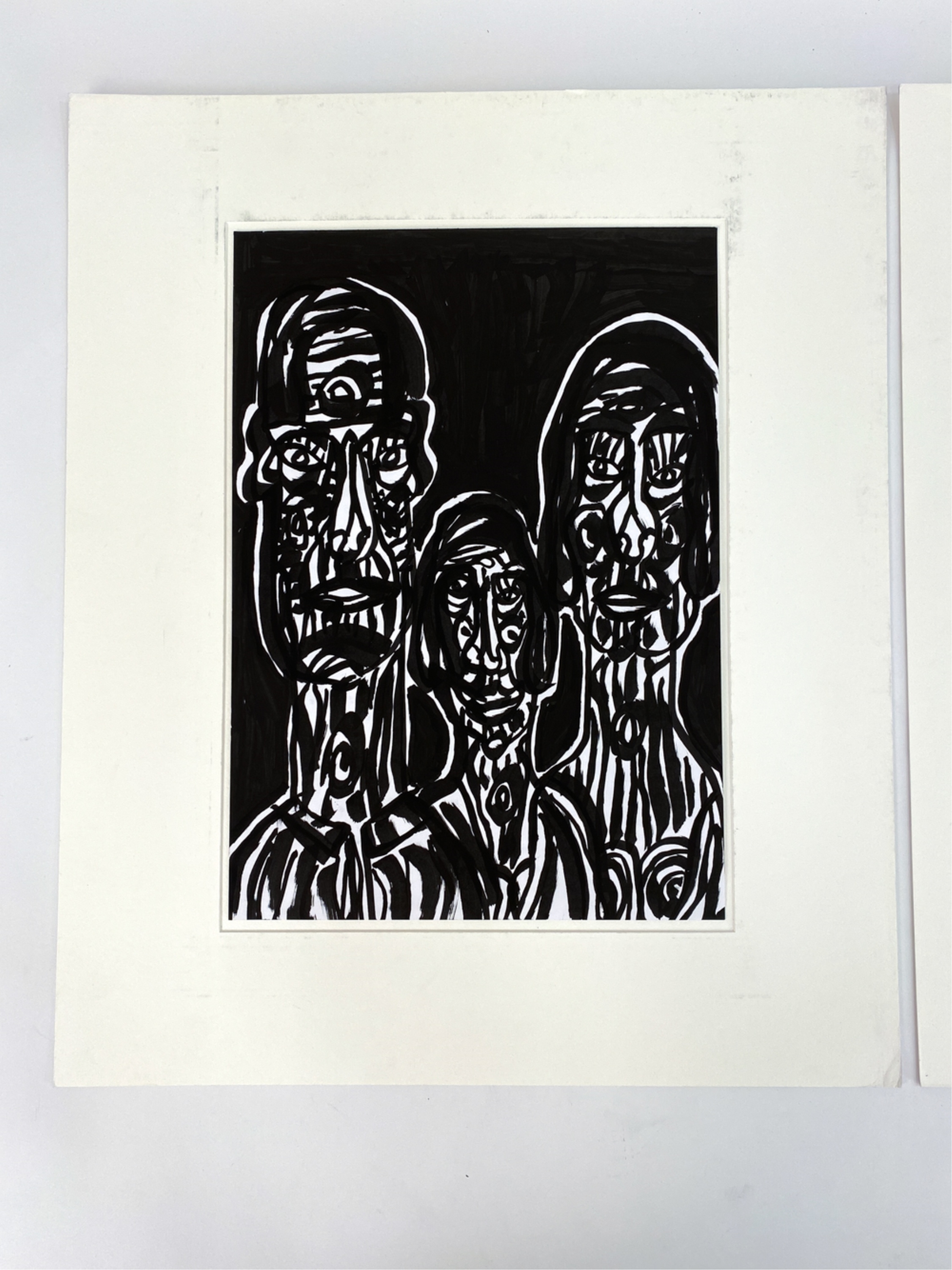 Artwork by Gérard Sendrey, (2) GERARD SENDREY, FRENCH (B. 1928) INK DRAWINGS, Made of ink drawings