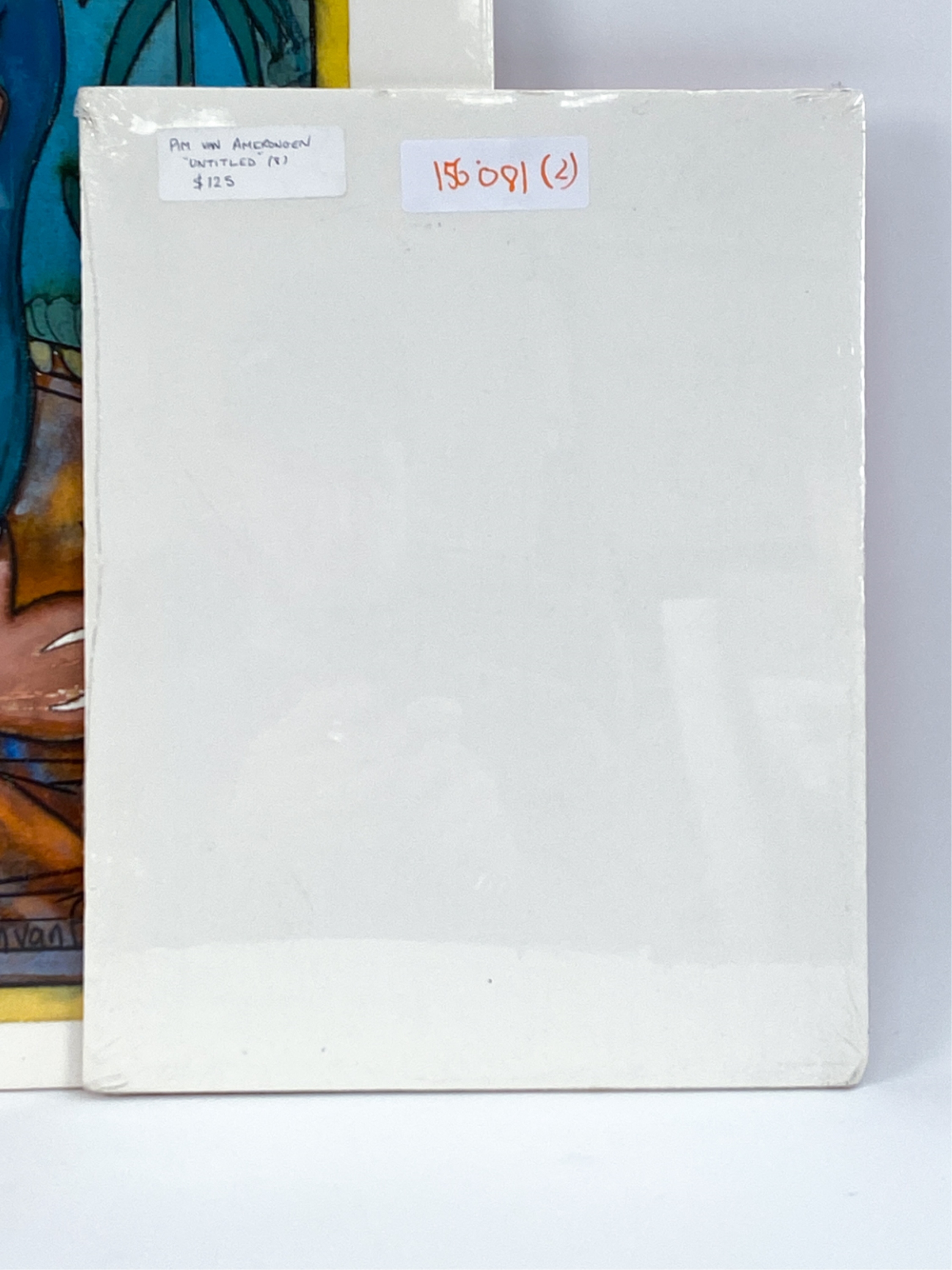 Artwork by Pim van Amerongen, (2) PIM VAN AMERONGEN MIXED MEDIA, Made of gouache and gouache with charcoal