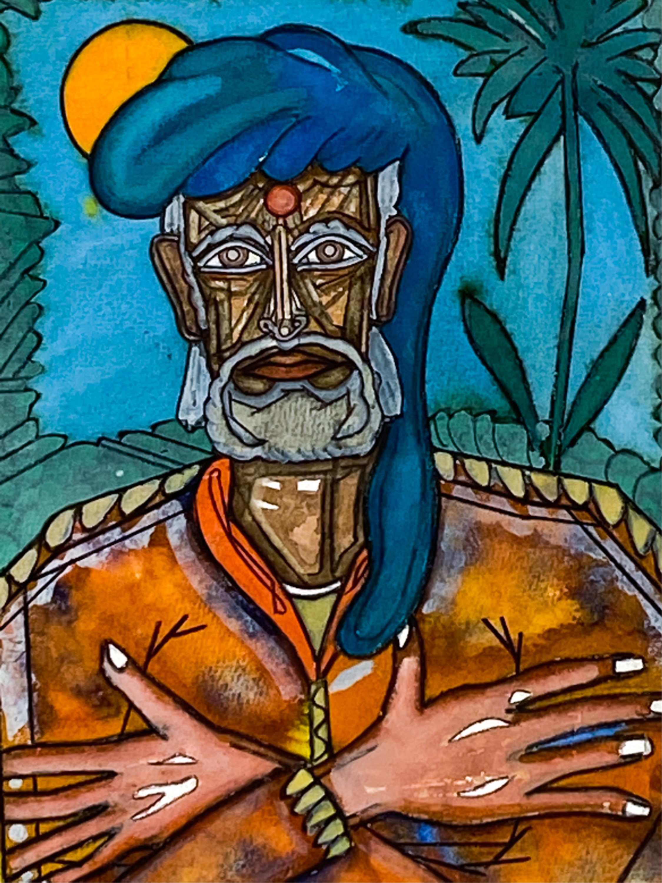 Artwork by Pim van Amerongen, (2) PIM VAN AMERONGEN MIXED MEDIA, Made of gouache and gouache with charcoal