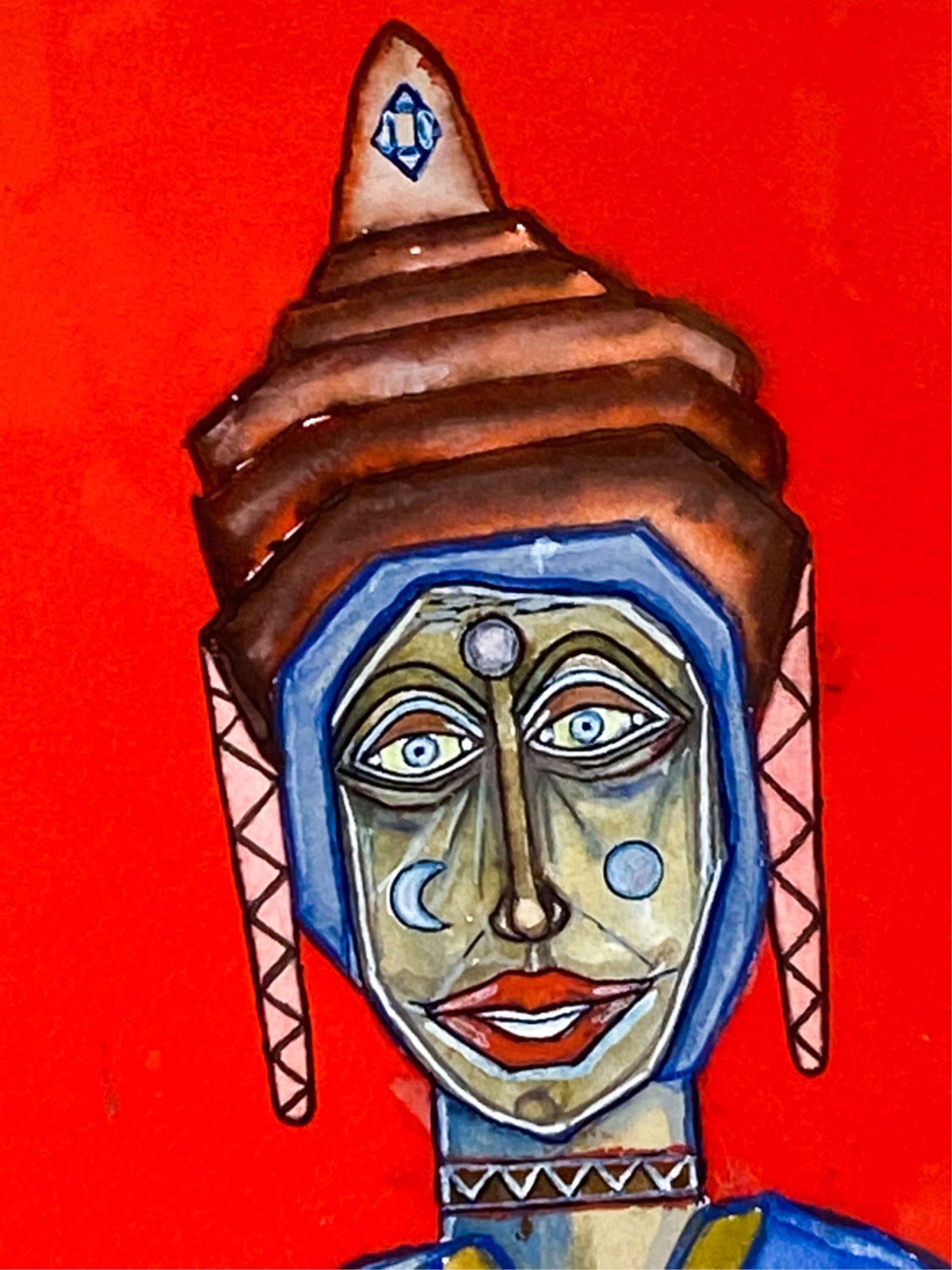 Artwork by Pim van Amerongen, (2) PIM VAN AMERONGEN MIXED MEDIA, Made of gouache and gouache with charcoal