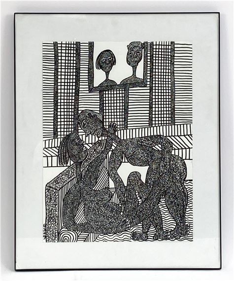 GERARD SENDREY, FRENCH (B. 1928) INK ON PAPER by Gérard Sendrey, 1928