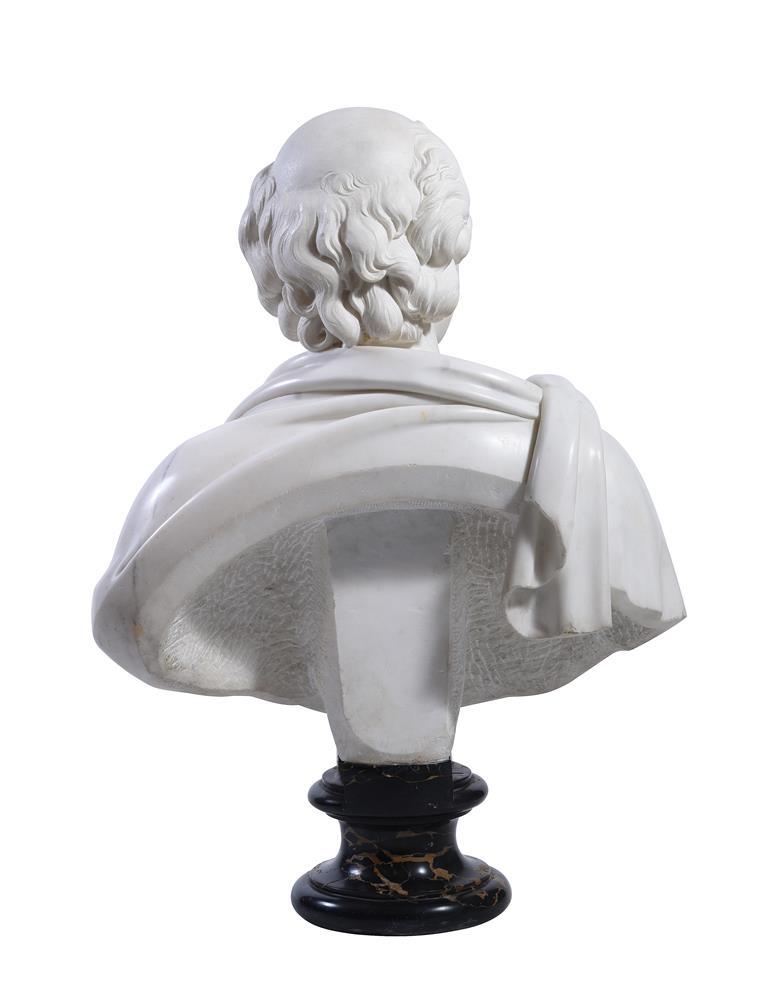 French School, 18th Century | AN FRENCH WHITE MARBLE PORTRAIT BUST OF A ...