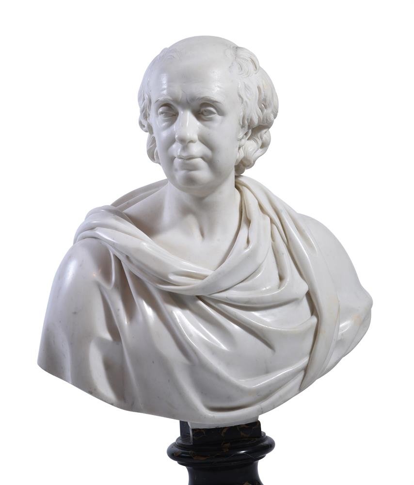 French School, 18th Century | AN FRENCH WHITE MARBLE PORTRAIT BUST OF A ...