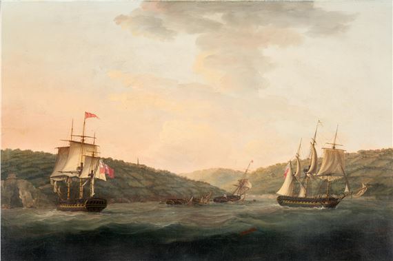 Thomas Elliott Rosenberg | The Capture of the 32-Gun French Frigate ...