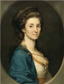 Portrait of Amalie Friederike Christiane Vopel (1756-1814) - Joseph Friedrich August Darbès