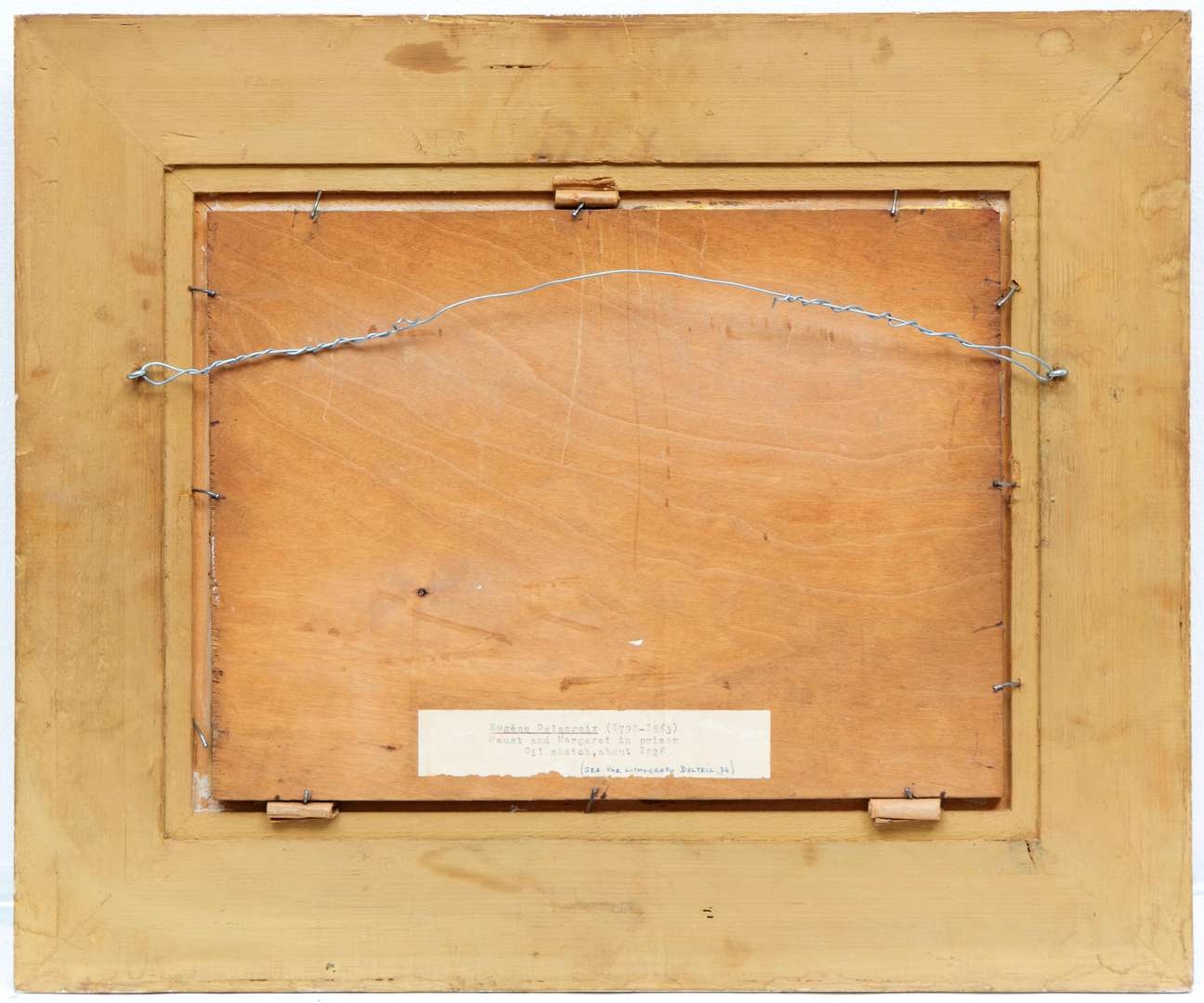 Eugène Delacroix Faust in prison MutualArt