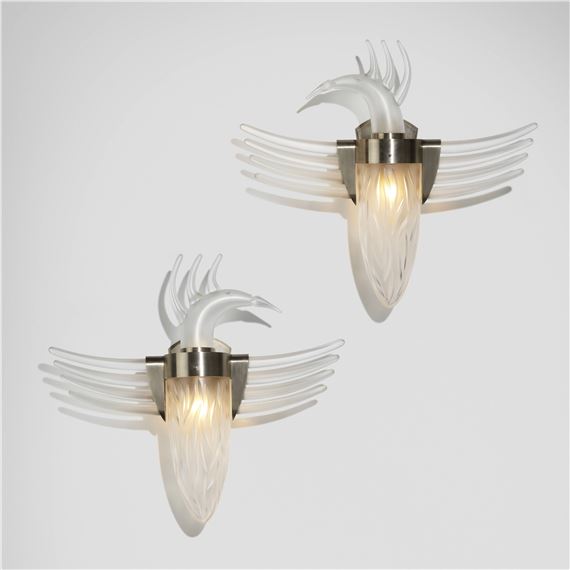 Bird Sconces, pair by Dan Dailey, 1999