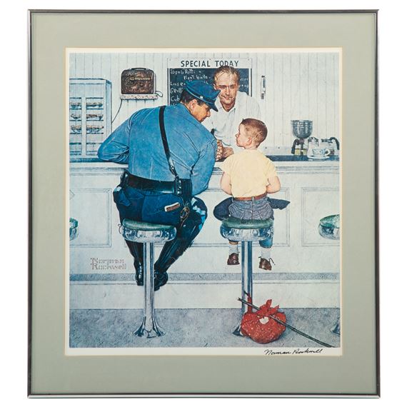 Norman Rockwell（1989年刊） Bottom Of The Sixth Art Print by Norman Rockwell - Fine Art