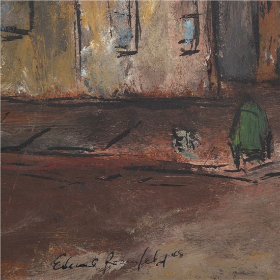 Edward Rosenfeld | View of the Harbor (1945) | MutualArt
