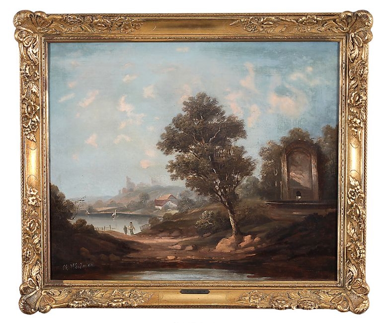 Charles Woodman Flusslandschaft MutualArt