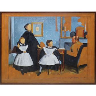 D'apres Degas, The Belleli family, 1998 - Giuseppe Colombo