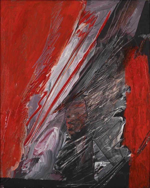 Artwork by Piero Ruggeri, Fulmine, Made of oil on canvas