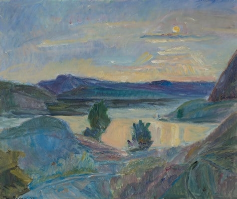 Landskap by Thorvald Erichsen, 1924