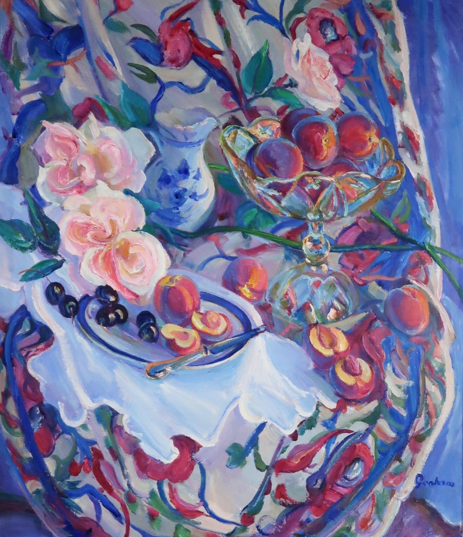 Artwork by Josephine Graham, SUMMER PLEASURES
,, Made of Oil on canvas