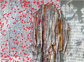 From painting to fabric accumulations in abstract wall works, an interview with Margery Amdur