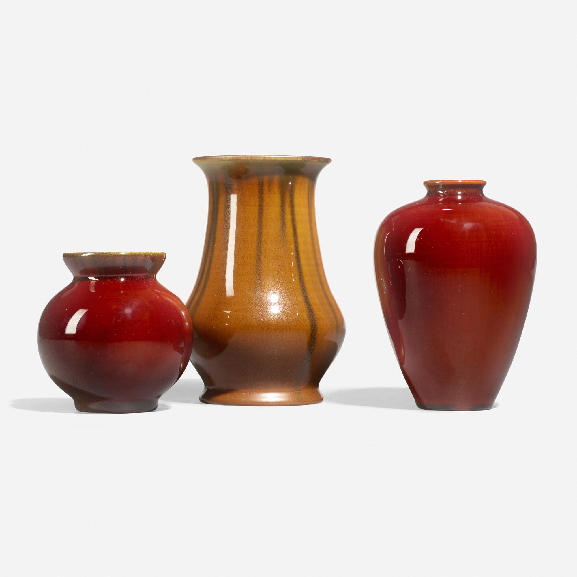 Rookwood Pottery Collection of three Coromandel vases (1932) MutualArt