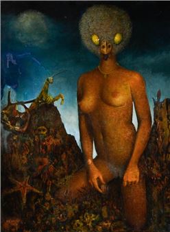 Nu dans un paysage fantastique - Antoine Veyron-Lacroix