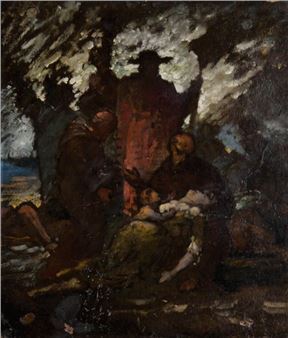 Scène dramatique - Jean Seignemartin