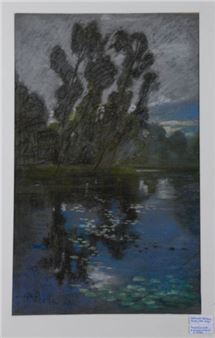 Étang aux nénuphars - Alexandre-Mathurin Peche