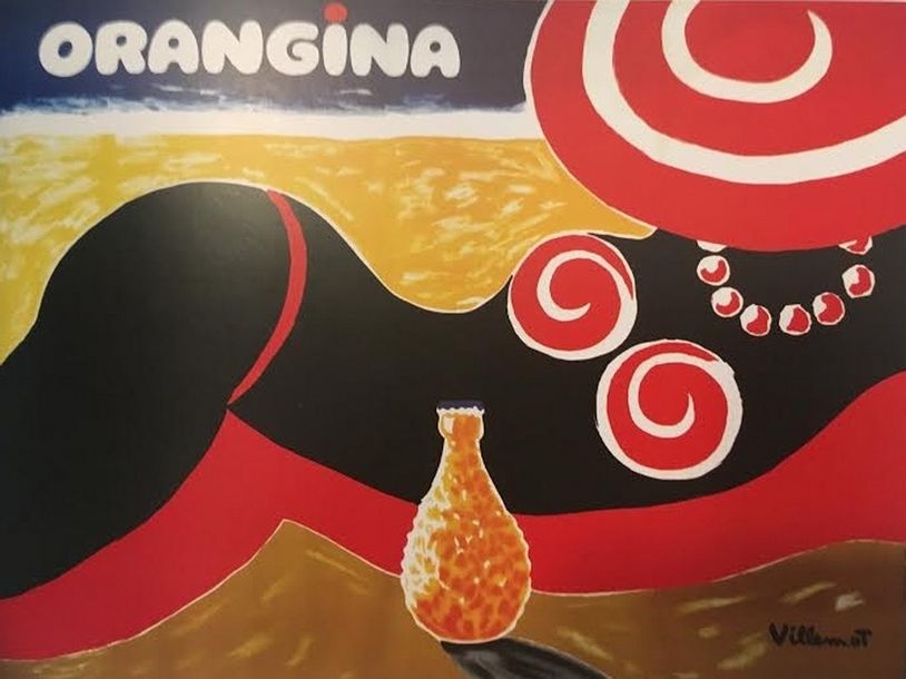 Bernard Villemot - 'La Côte Basque' original lithograph travel poster