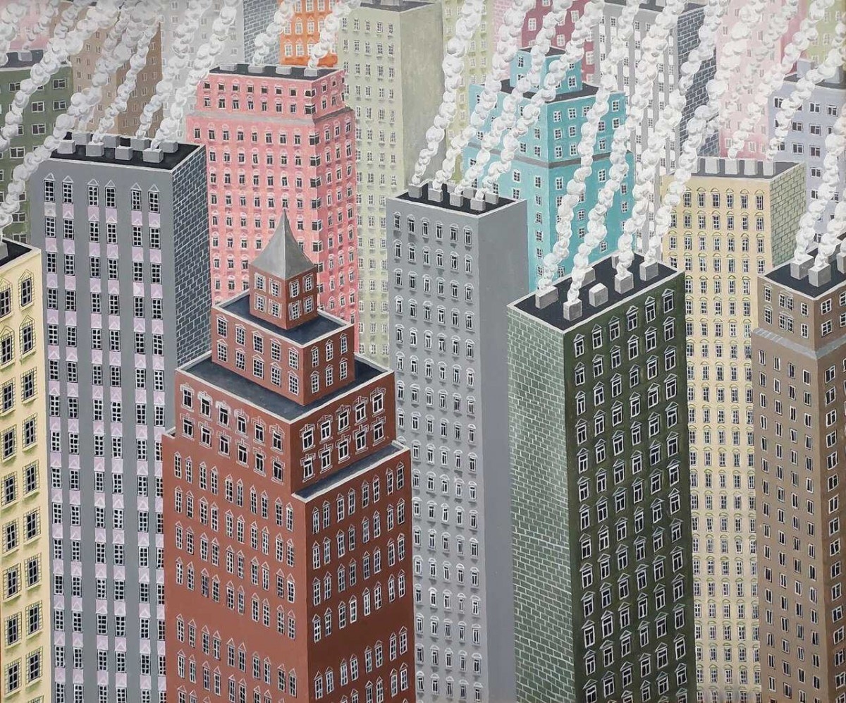 Artwork by Michal Kaminski, Untitled, Made of oil on canvas