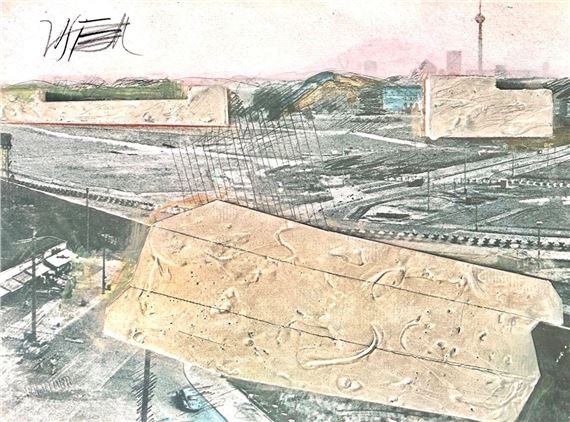 La Bilancia by Wolf Vostell, 1975