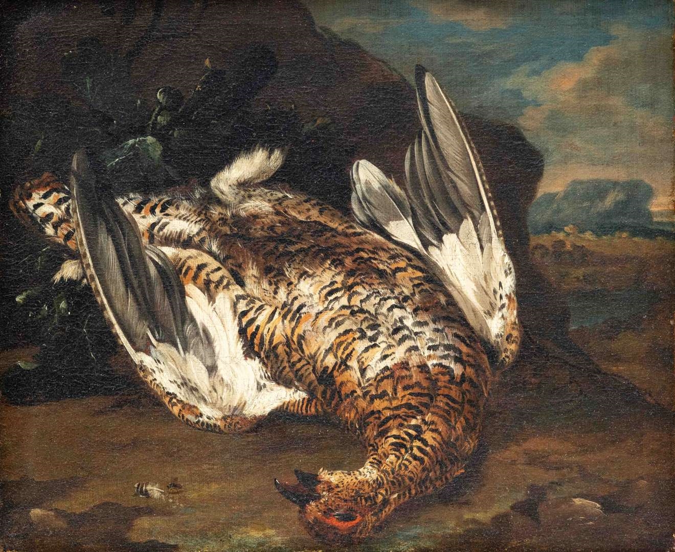 Philipp von Purgau | A hunting still life of a dead partridge | MutualArt
