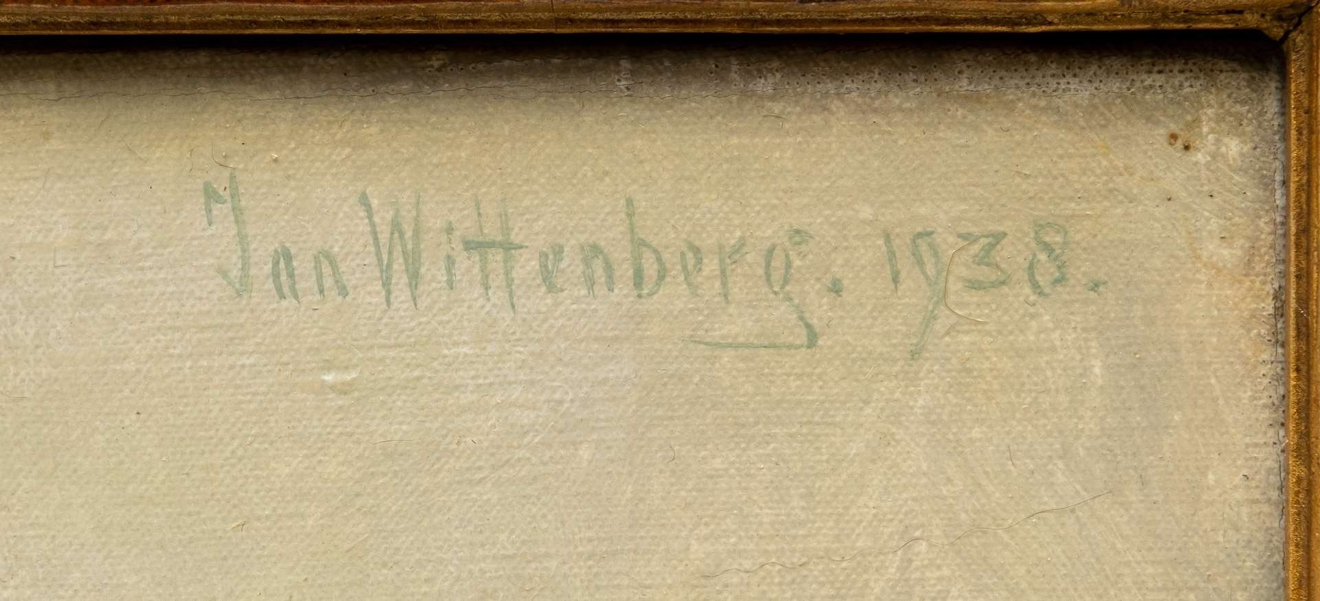 Jan Wittenberg A still life with a soya bottle and eggs on a white