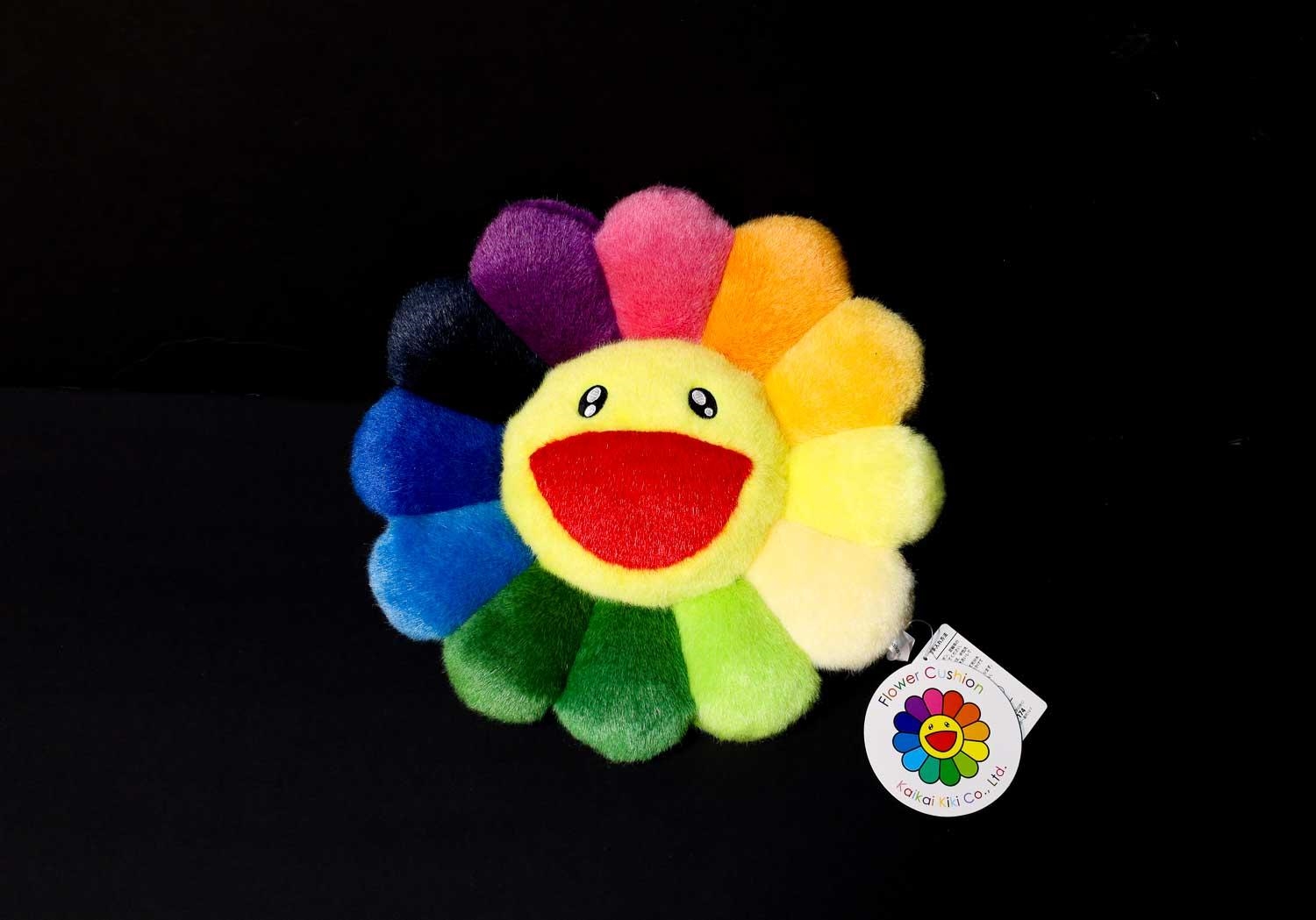 Takashi Murakami Authentic Kaikai Kiki Rainbow Flower Cushion MutualArt