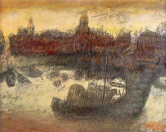 Jean Volang | 50 x 65 cm Enclosed is a certificate of authenticity from ...