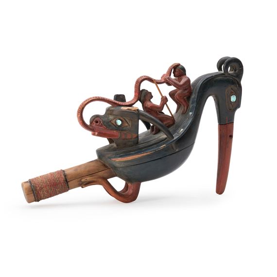 Rich Lavalle | A Rich LaValle Northwest Coast rattle | MutualArt