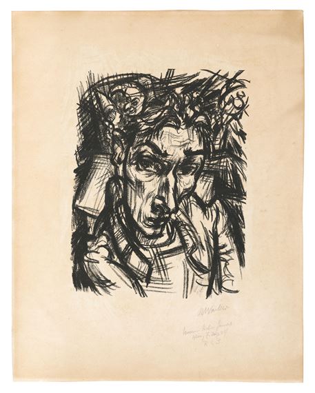 Rudolf Wacker | Selbstbildnis I (1924) | MutualArt