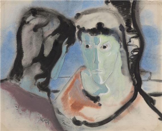 Max Kaus | Meeting. (1949) | MutualArt