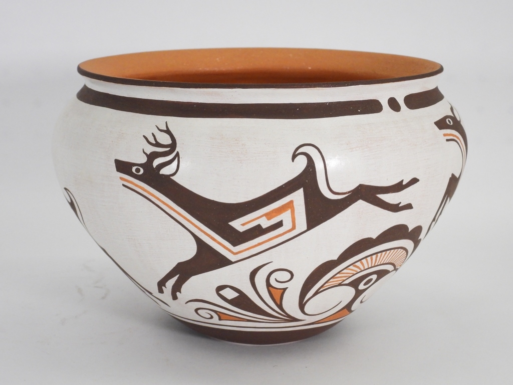 Randy Nahohai | 2PC Randy Nahohai Tribal Zuni Pottery Vessels | MutualArt