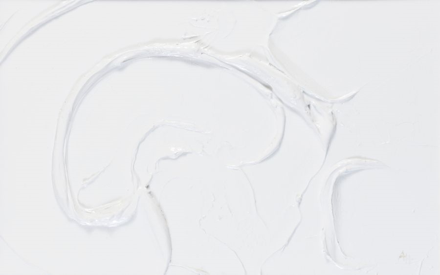 Artwork by Aude Herlédan, Abstract composition, Made of oil on canvas