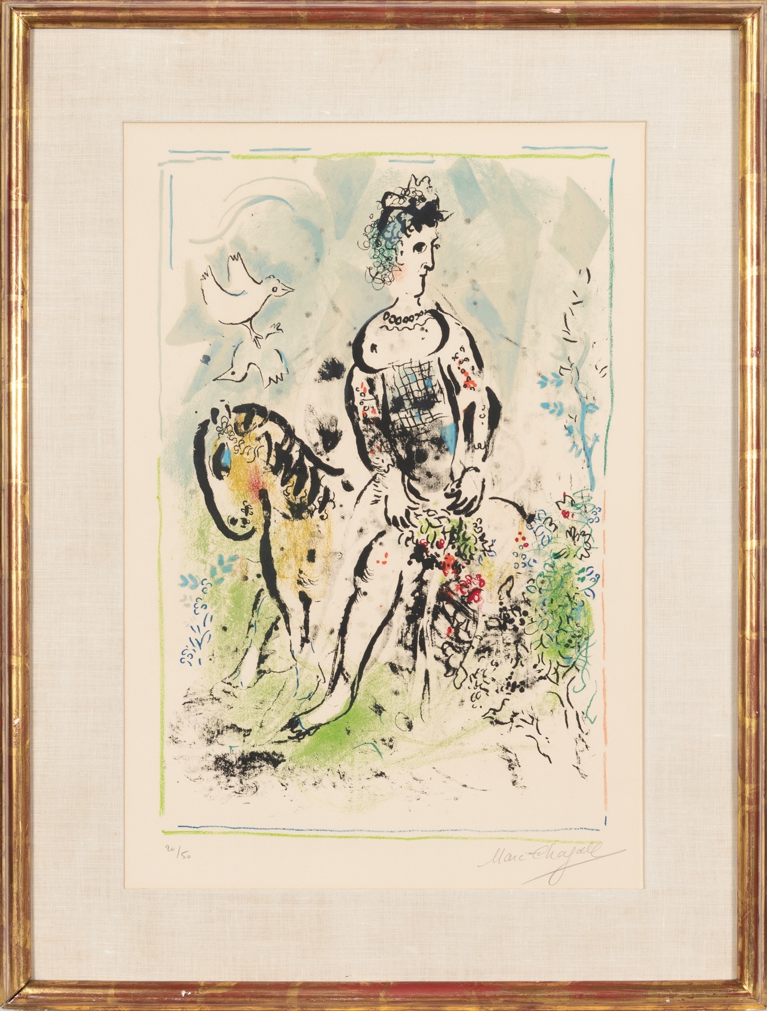 Marc Chagall | Color lithograph (1969) | MutualArt