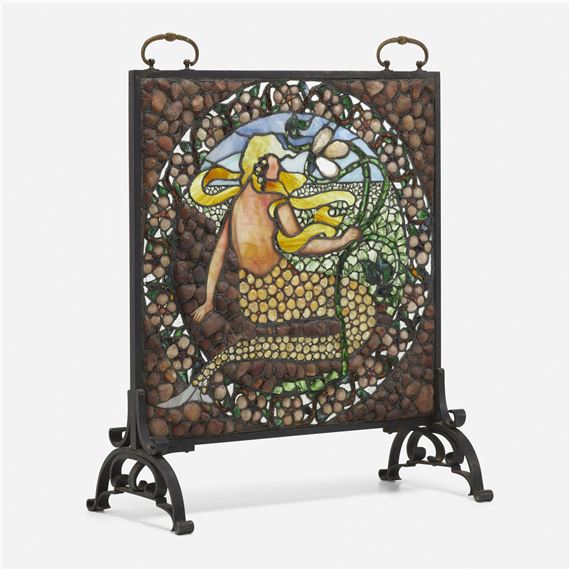 Firescreen with mermaid - Walter Cole Brigham