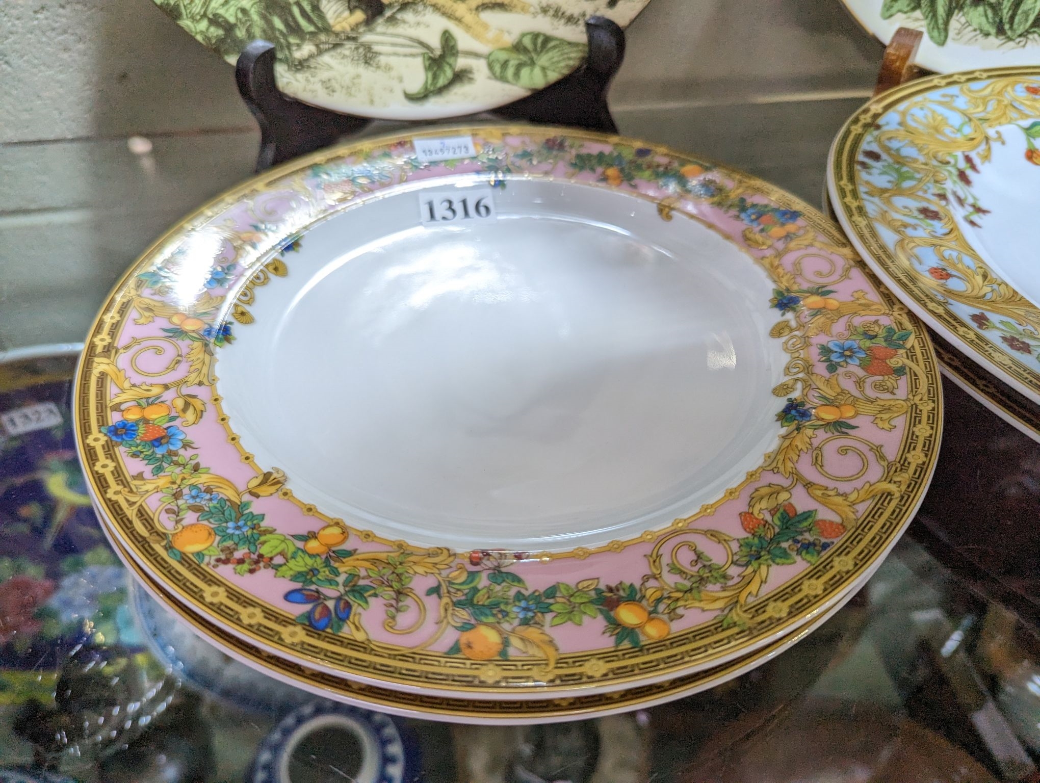 Rosenthal PAIR OF VERSACE PLATES MutualArt