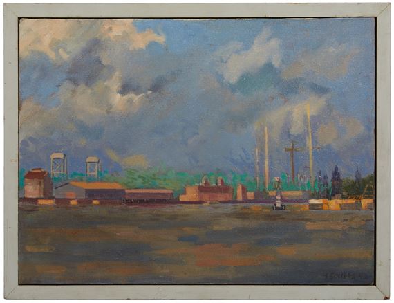 Wharves at Sunset, by Jacques Soulas