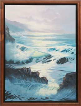 Crashing Waves, - Harvey von Baeseman